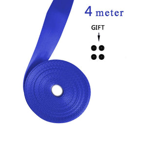 Blue 3M-30M car modified seat belt webbing 3C standard certified child safety belt car accessories - Azbrowse