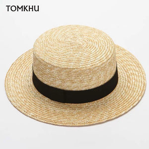 2020 Summer Women Wide Brim Straw Hat Fashion Chapeau Paille Lady Sun Hats Boater Wheat Panama Beach Hats Chapeu Feminino Caps - Azbrowse