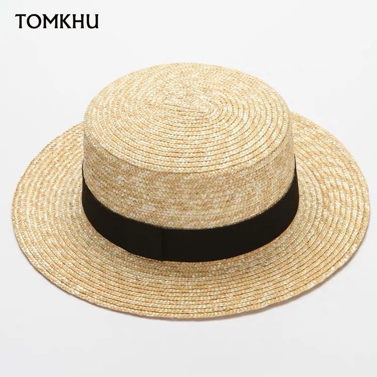 2020 Summer Women Wide Brim Straw Hat Fashion Chapeau Paille Lady Sun Hats Boater Wheat Panama Beach Hats Chapeu Feminino Caps - Azbrowse