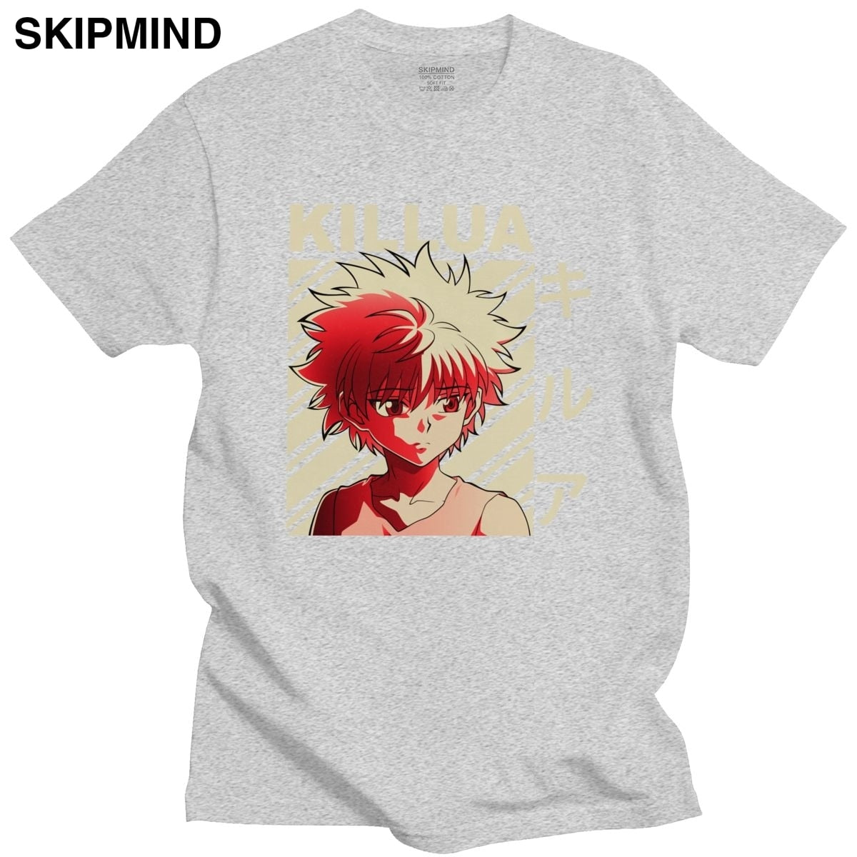 Vintage Hunter X Hunter Tshirt Short Sleeved Cotton Tee Men Summer Killua Zoldyck T-shirt Anime Manga Japan Hunters Hxh T Shirt - Azbrowse