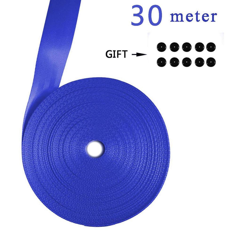 Blue 3M-30M car modified seat belt webbing 3C standard certified child safety belt car accessories - Azbrowse