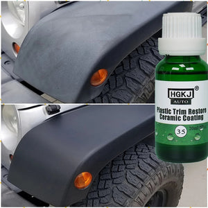 HGKJ 24 Plastic Exterior Recovery Restorer Trim Long-lasting Cleaner Agent Refresh Restoration Hydrophobic Coating Car Chemicals - Azbrowse