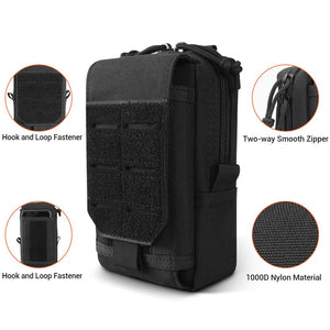 1000D Military Waist Bag Accessories Tools Tactical Molle Pouch EDC Tool Bag Compact Hunting Back Vest Pack Mobile Phone Holder - Azbrowse