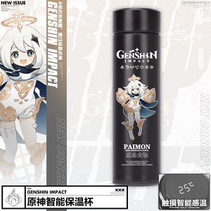 Anime Game Genshin Impact Venti Paimon Klee Diluc Qiqi Keqing Stainless Steel Vacuum Cup Thermos Cup Water Bottle Xmas Gift - Azbrowse