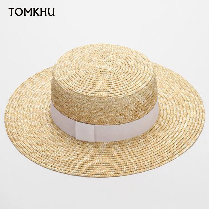 2020 Summer Women Wide Brim Straw Hat Fashion Chapeau Paille Lady Sun Hats Boater Wheat Panama Beach Hats Chapeu Feminino Caps - Azbrowse