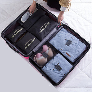 RUPUTIN 7Pcs/set Trip Luggage Organizer Clothes Finishing Kit Storage Bag Cosmetic toiletrie Storage Bag Home Travel Accessories - Azbrowse