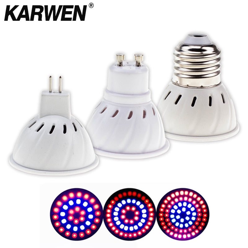 Full Spectrum LED Plant Grow Light Bulb E27 MR16 GU10 220V Fitolampy Phyto Lamp For Indoor Garden Plants Flower Hydroponics Grow