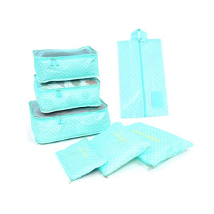 RUPUTIN 7Pcs/set Trip Luggage Organizer Clothes Finishing Kit Storage Bag Cosmetic toiletrie Storage Bag Home Travel Accessories - Azbrowse