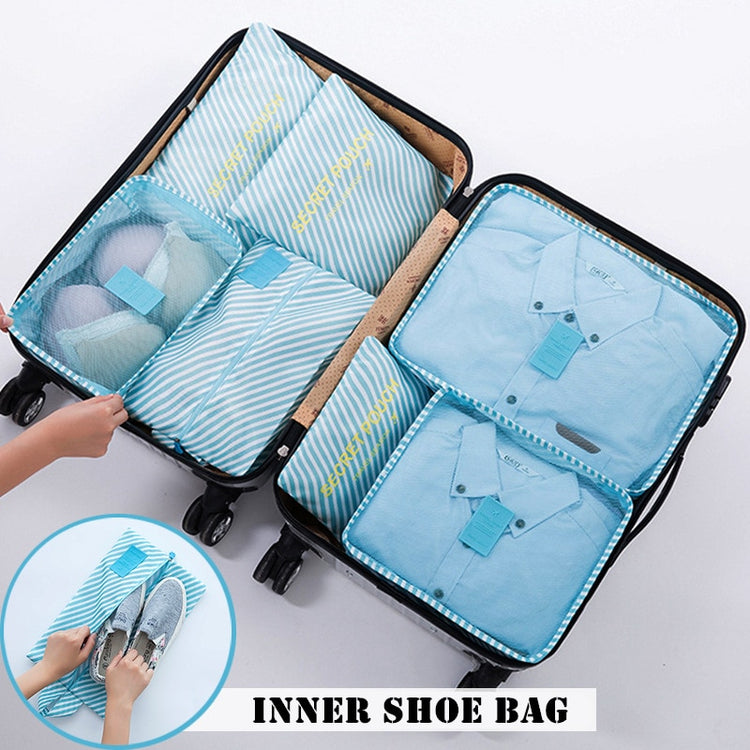 RUPUTIN 7Pcs/set Trip Luggage Organizer Clothes Finishing Kit Storage Bag Cosmetic toiletrie Storage Bag Home Travel Accessories - Azbrowse