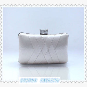 Women Clutch Bags Satin Bride Bag Purse Designer Gentle Evening Bags Party Handbag Wedding Clutch Wallet Shoulder Bag 7395 - Azbrowse