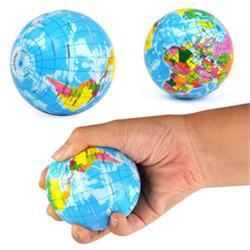 Stress Relief World Map Foam Ball Atlas Globe Palm Ball Planet Earth Ball Adult Kids Novelty Funny Gadgets Anti Stress Toys - Azbrowse