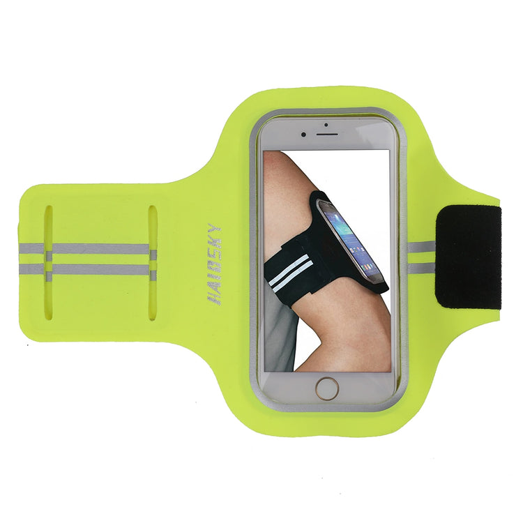 HAISSKY  Universal Sports Running Armband Case For iPhone X XS 6s 7 8 5 5s SE Arm Band On Hnad Case For Samsung Xiaomi Huawei - Azbrowse