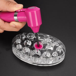 Tattoo Eyebrow Pigment Ink Mixer Color Blender for Permanent Tattoo Body Art Makeup Accessory with 5Pcs Tattoo Mixing Sticks - Azbrowse