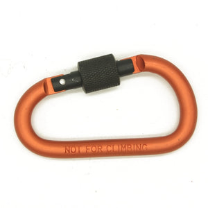 Paracord 8cm Aluminum Carabiner Chain Clip Rotary Lock D Ring Buckle key Ring Camping Mountain Snap Hook Outdoor Travel Kit - Azbrowse