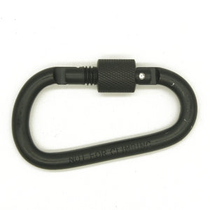 Paracord 8cm Aluminum Carabiner Chain Clip Rotary Lock D Ring Buckle key Ring Camping Mountain Snap Hook Outdoor Travel Kit - Azbrowse