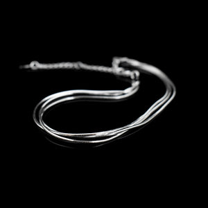 Hot Sale Sexy Beach Multilayer Snake Bones Anklets Foot Chain 925 Sterling Silver Foot Anklet Bracelet For Fashion Women Jewelry - Azbrowse