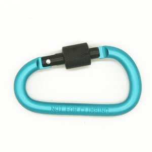 Paracord 8cm Aluminum Carabiner Chain Clip Rotary Lock D Ring Buckle key Ring Camping Mountain Snap Hook Outdoor Travel Kit - Azbrowse