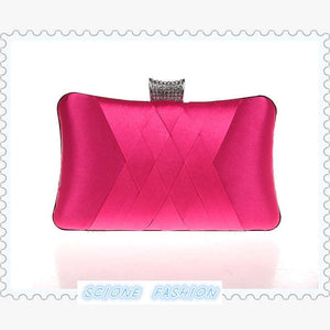Women Clutch Bags Satin Bride Bag Purse Designer Gentle Evening Bags Party Handbag Wedding Clutch Wallet Shoulder Bag 7395 - Azbrowse