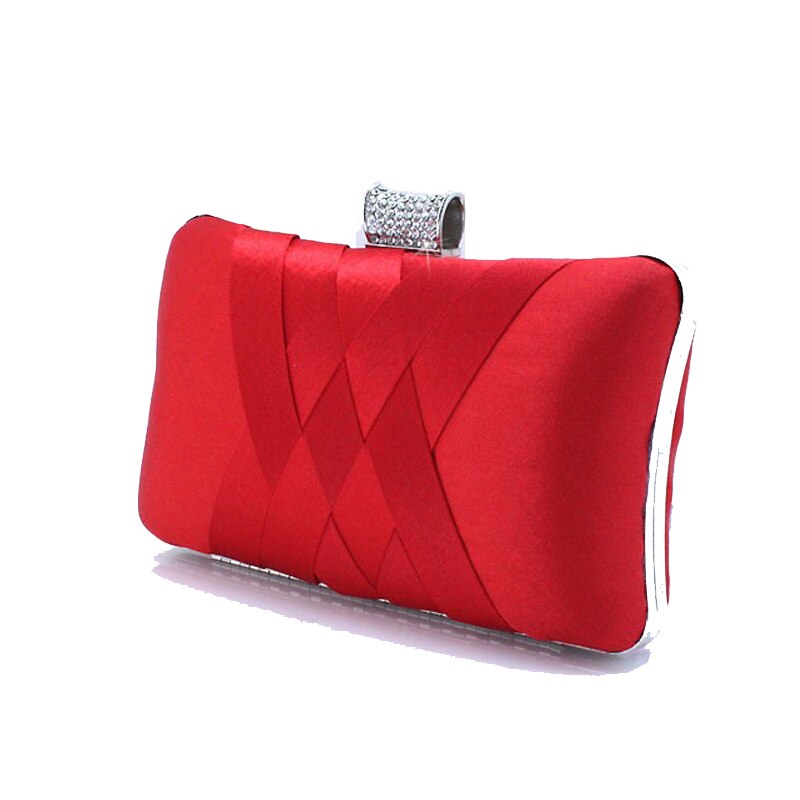 Women Clutch Bags Satin Bride Bag Purse Designer Gentle Evening Bags Party Handbag Wedding Clutch Wallet Shoulder Bag 7395 - Azbrowse