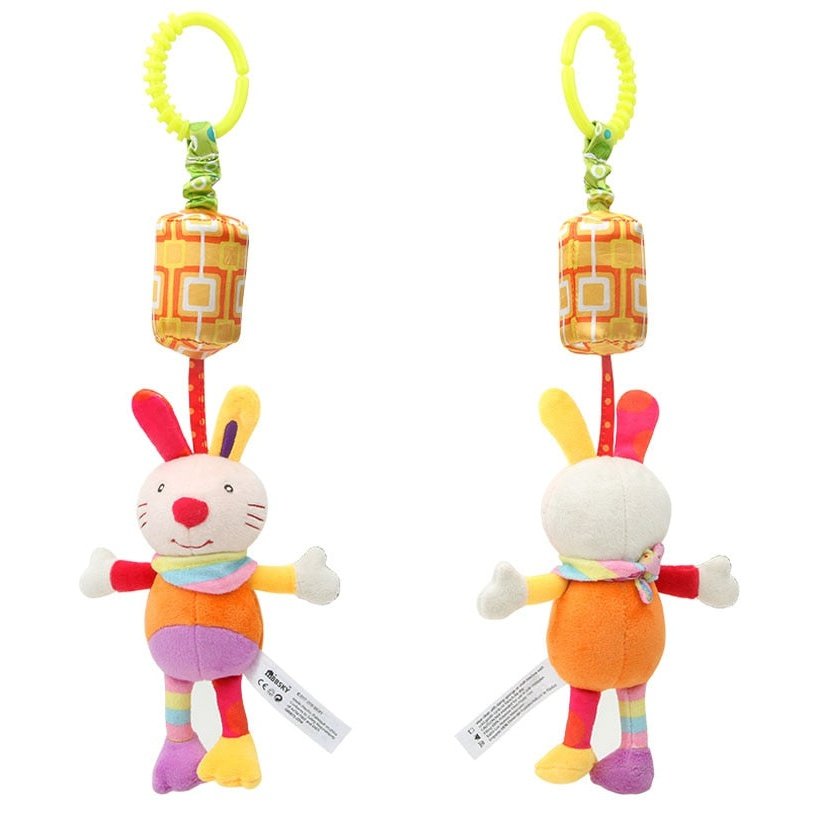 Rattle Toys For Baby Cute Puppy Bee Stroller Toy Rattles Mobile For Baby Trolley 0-12 Months Infant Bed Hanging Gift