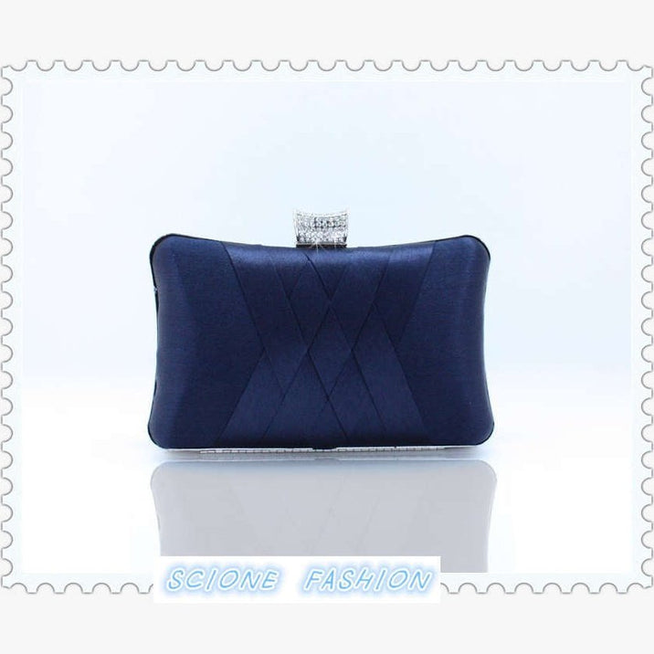 Women Clutch Bags Satin Bride Bag Purse Designer Gentle Evening Bags Party Handbag Wedding Clutch Wallet Shoulder Bag 7395 - Azbrowse