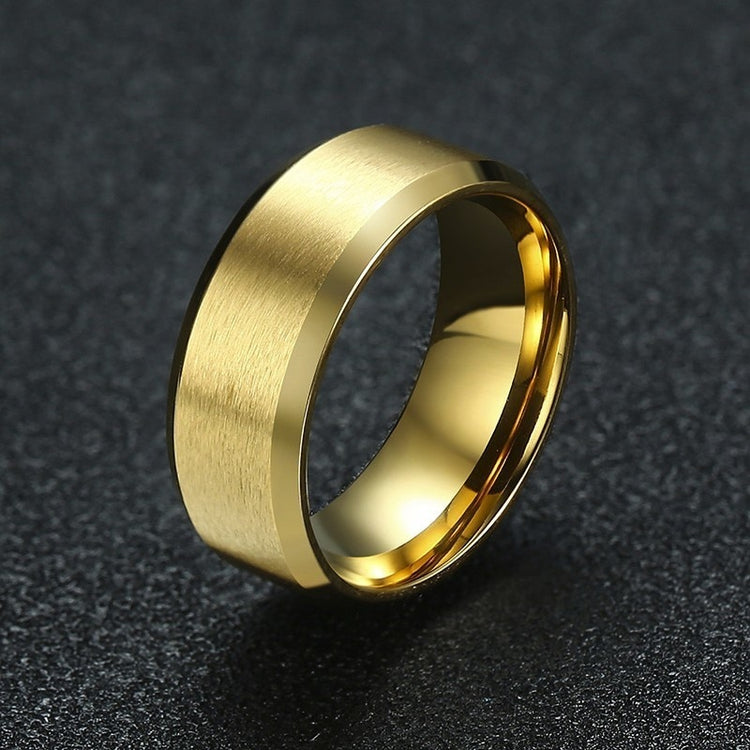 Vnox 8mm Men Ring Stainless Steel Wedding Jewelry Horus Anka Bible Medical - Azbrowse