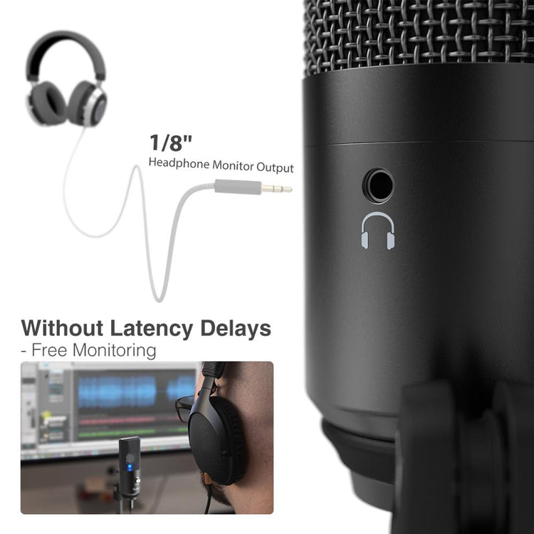 FIFINE USB Microphone for laptop and Computers for Recording Streaming Voice overs Podcasting for Audio&Video K670 - Azbrowse