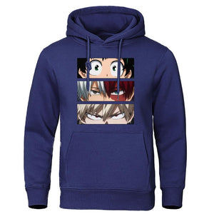 Men's Hoodies My Hero Academia Anime Sweatshirts Quality Streetwear Male Pullovers Tracksuit Fleece Warm Casual Hoodie Clothing - Azbrowse