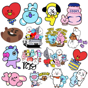 10/30/50PCS Cute Animal Sticker Computer Phone Water Cup Sticker Waterproof Sticker Wholesale - Azbrowse
