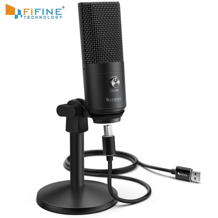 FIFINE USB Microphone for laptop and Computers for Recording Streaming Voice overs Podcasting for Audio&Video K670 - Azbrowse