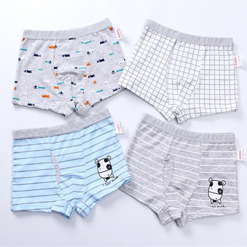 2pc/Lot Boys Panties Cotton Boxer Shorts Young Briefs Kids  Baby Girl Clothes 110-160