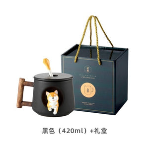 INS Shiba Inu Akita DOG 420ML COFFEE TEA MUGS CUP NORTH EUROPE STYLE FASHION DESIGN - Azbrowse