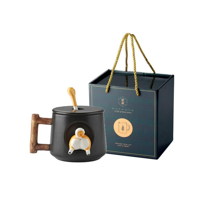 INS Shiba Inu Akita DOG 420ML COFFEE TEA MUGS CUP NORTH EUROPE STYLE FASHION DESIGN - Azbrowse