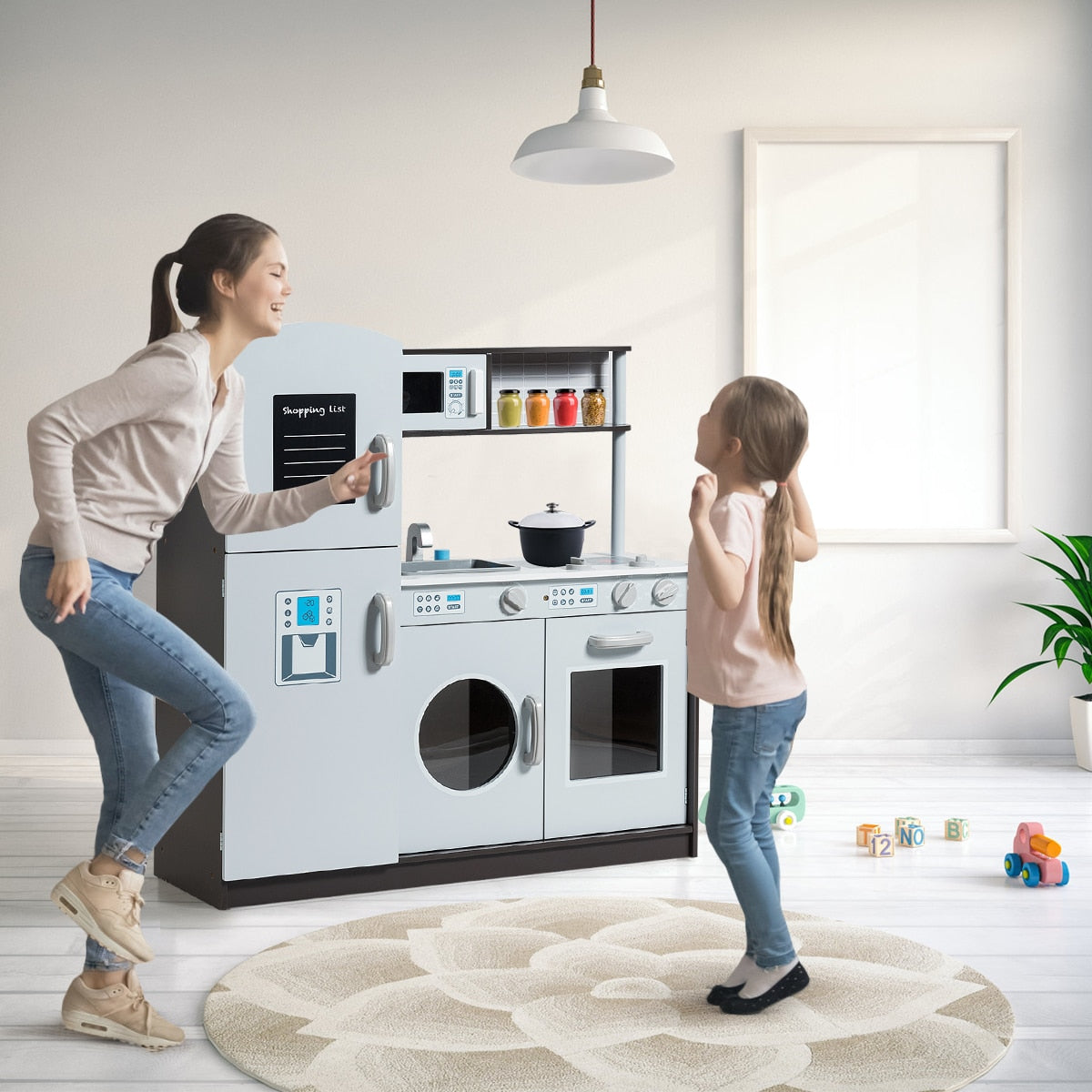 Kids Pretend Kitchen Set Cooking Set Toddler Learning Toy Christmas Gift