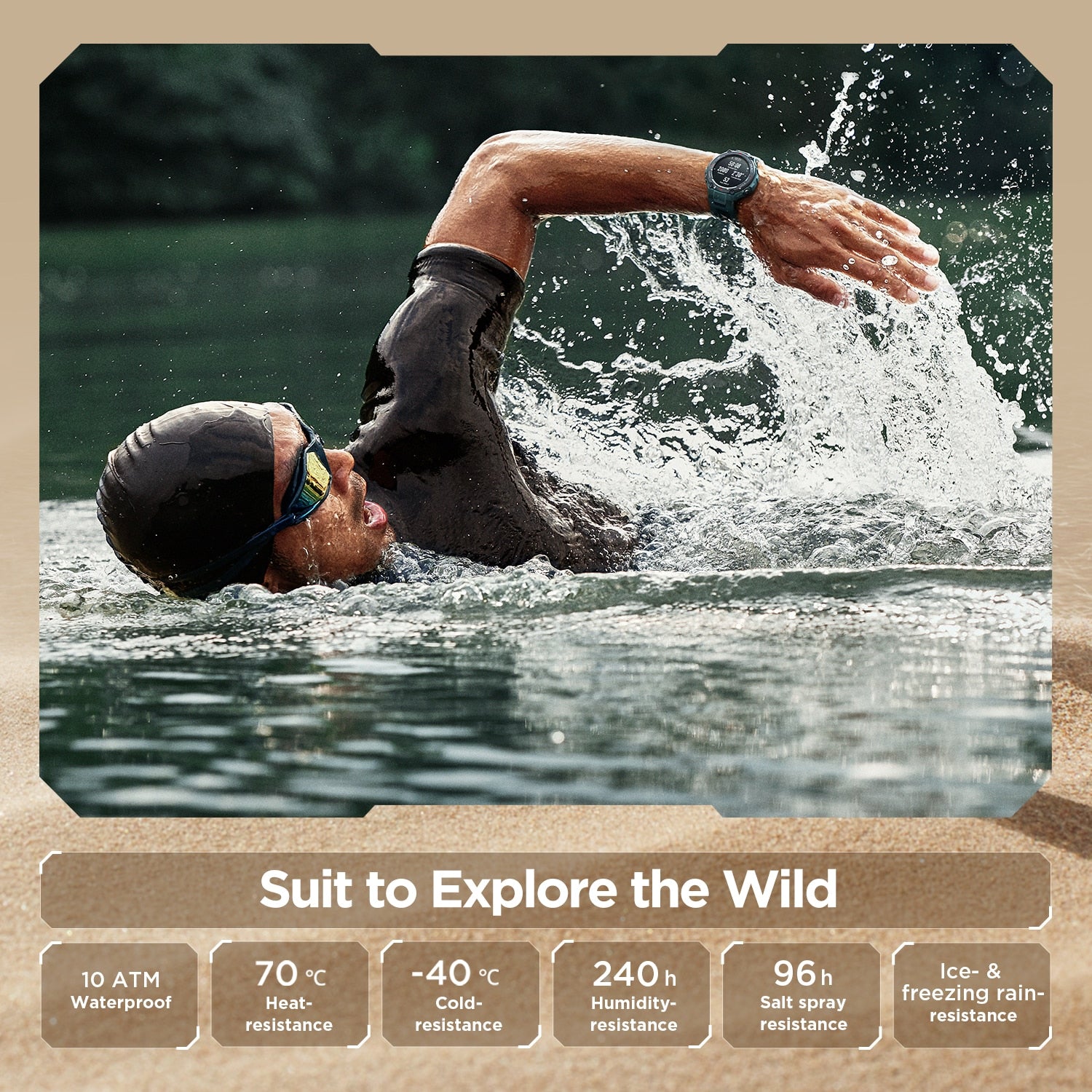 New Amazfit T-Rex Trex Pro T Rex GPS Outdoor Smartwatch Waterproof 18-day Battery Life 390mAh Smart Watch For Android iOS Phone - Azbrowse