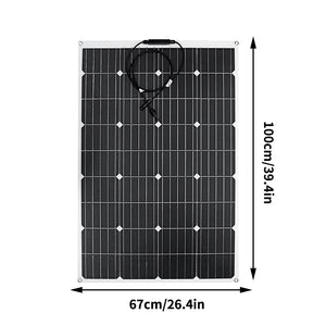 600w 1200w ETFE Solar Panel 12v Photovoltaic Home System Inverter Complete Kit Solar Cell Battery Charger For Car Boat Camping - Azbrowse