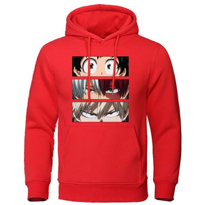 Men's Hoodies My Hero Academia Anime Sweatshirts Quality Streetwear Male Pullovers Tracksuit Fleece Warm Casual Hoodie Clothing - Azbrowse