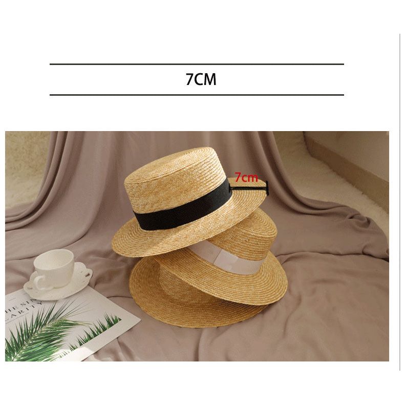 2020 Summer Women Wide Brim Straw Hat Fashion Chapeau Paille Lady Sun Hats Boater Wheat Panama Beach Hats Chapeu Feminino Caps - Azbrowse