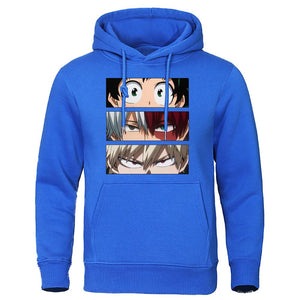 Men's Hoodies My Hero Academia Anime Sweatshirts Quality Streetwear Male Pullovers Tracksuit Fleece Warm Casual Hoodie Clothing - Azbrowse