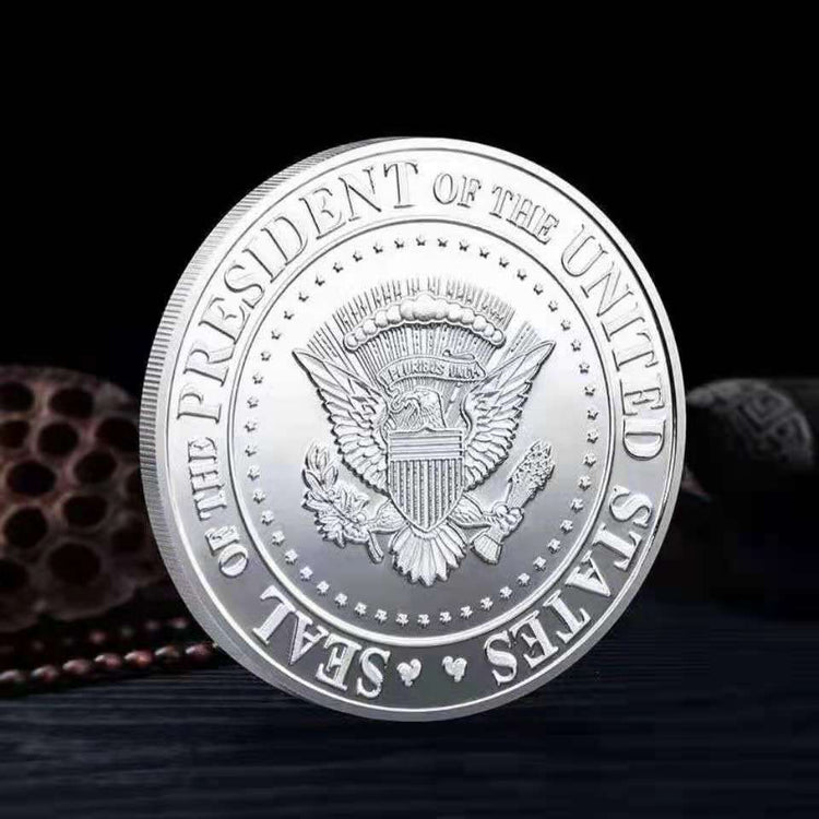 Collectible Gold Coins US Donald Trump Commemorative Coin "Second Presidential Term 2021-2025 IN GOD WE TRUST" - Azbrowse