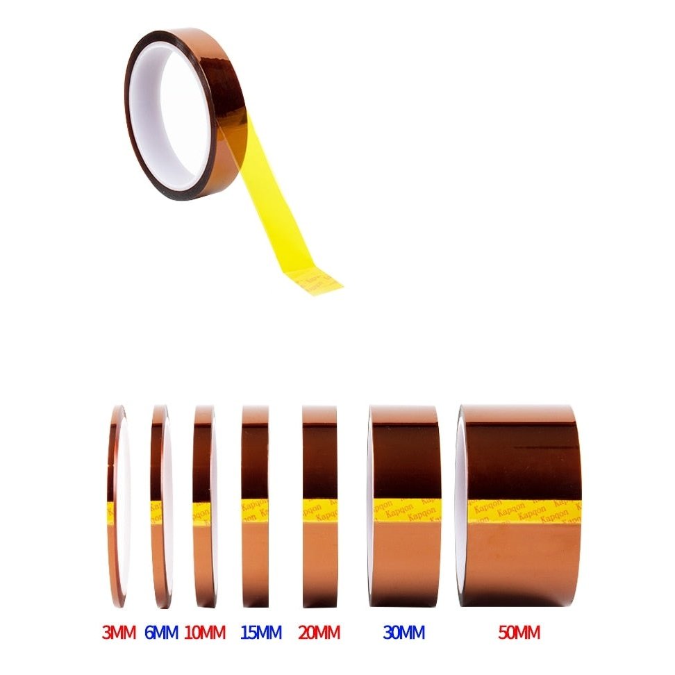 3D Printer Parts High Temperature Resistant Heat BGA Kapton Polyimide Insulating Thermal Insulation Adhesive Tape