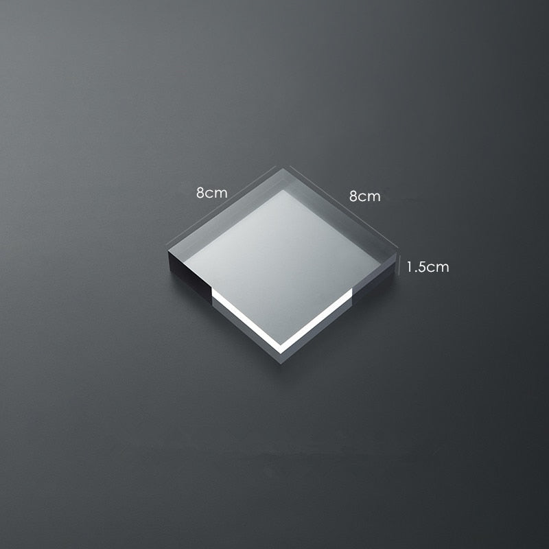 Acrylic Transparent Geometry Photography Props Scene Round Cylindrical Spherical Square Cosmetic Jewelry Props - Azbrowse