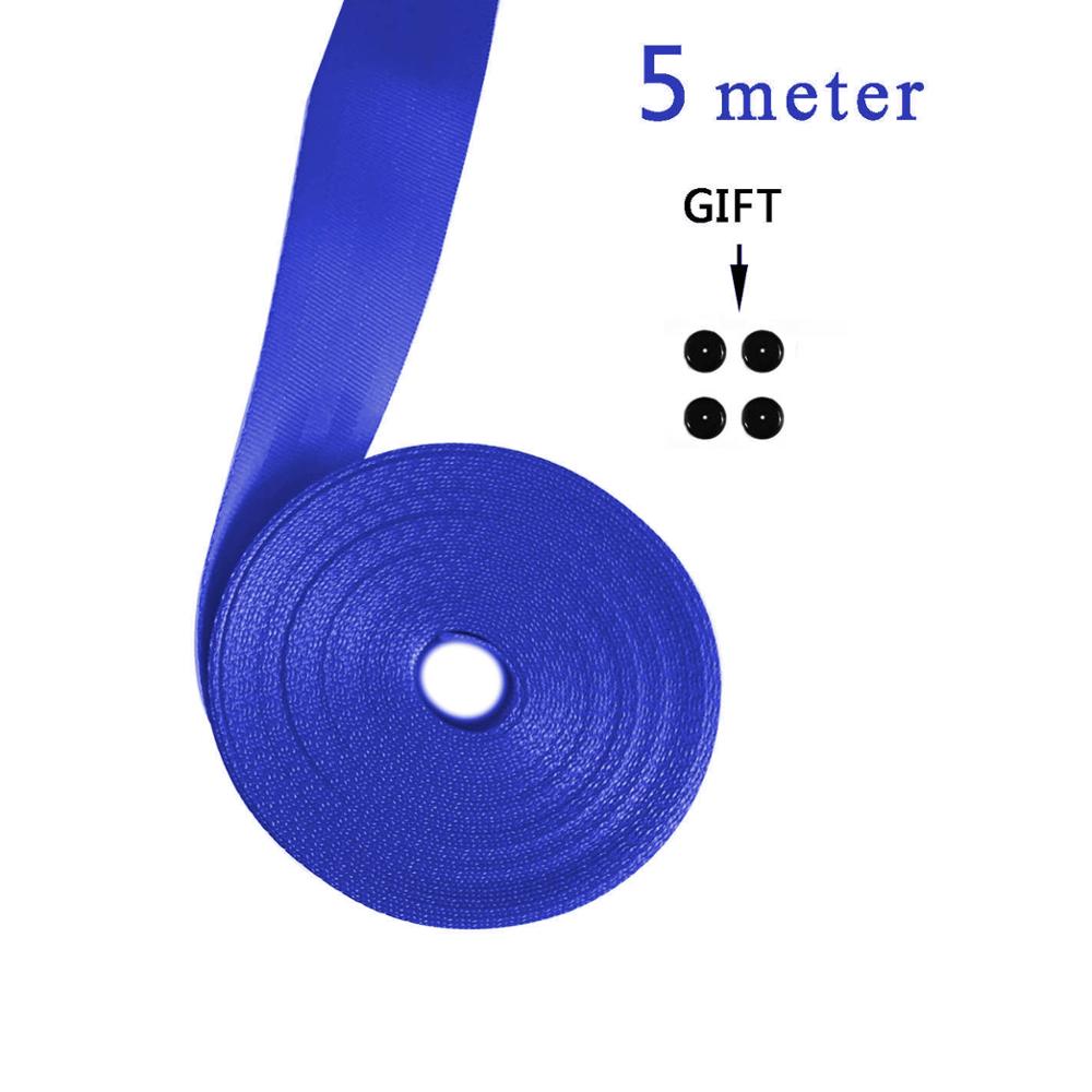 Blue 3M-30M car modified seat belt webbing 3C standard certified child safety belt car accessories - Azbrowse