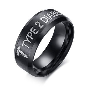 Vnox 8mm Men Ring Stainless Steel Wedding Jewelry Horus Anka Bible Medical - Azbrowse