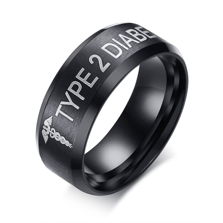 Vnox 8mm Men Ring Stainless Steel Wedding Jewelry Horus Anka Bible Medical - Azbrowse