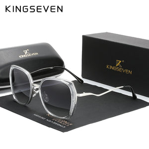 Genuine KINGSEVEN Women's Glasses Luxury Brand Design Sunglasses Gradient Polarized Lens Sun glasses Butterfly Oculos Feminino - Azbrowse