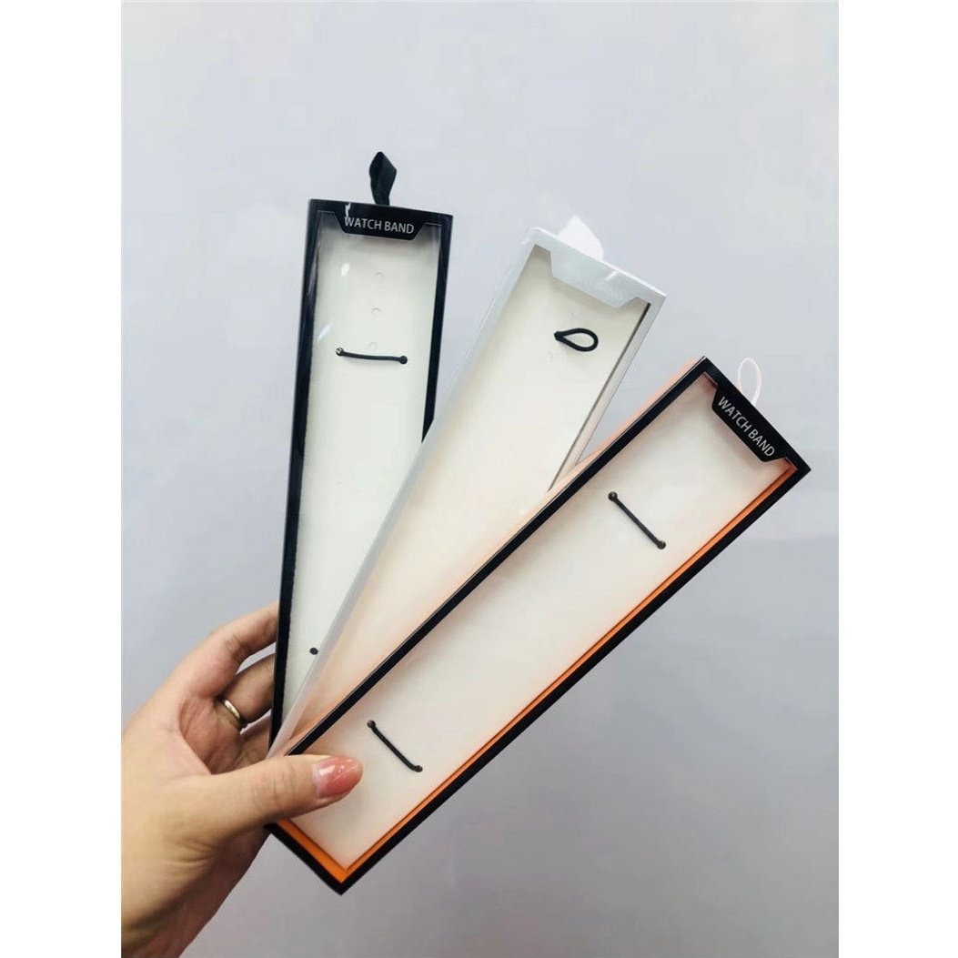 Simple Portable Strap Box Case for Apple Watch Band Paper Pack Box 38/40/42/44MM for Series Leather Silicone Nylon Milanese Band - Azbrowse