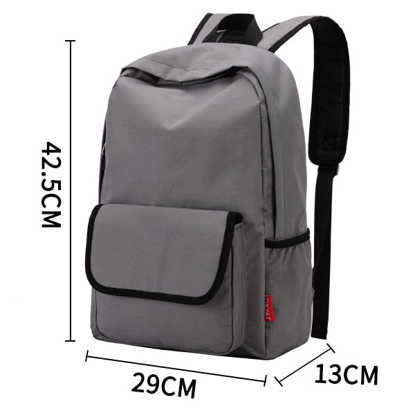 TINYAT Men's 15 inch laptop backpacks computer male school Backpacks Rucksacks leisure for teenage Travel Shoulder Mochila Grey - Azbrowse