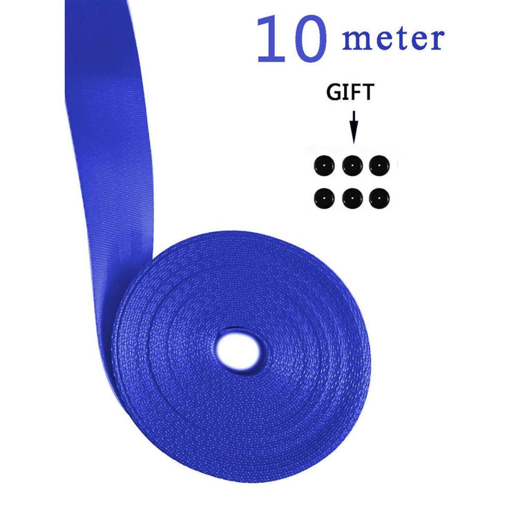 Blue 3M-30M car modified seat belt webbing 3C standard certified child safety belt car accessories - Azbrowse