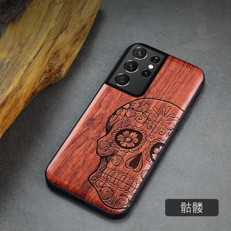 For Samsung Galaxy S21 Ultra Case Boogic Original Wood funda S21 S21+ Wood Cover Phone Case For Samsung S21 Ultra - Azbrowse